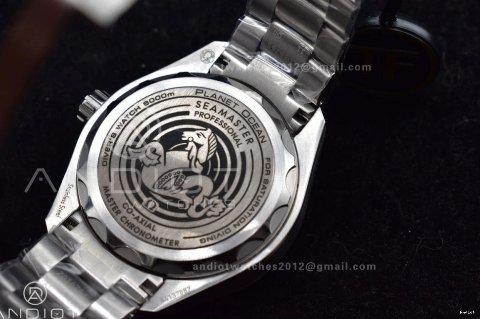 Ultra 6000M Edition Bracelet Best 1:1 on Seamaster UrbanStyle TF Ceramic 1074 A Bezel Gray Deep SS SS Orange Dial 0723
